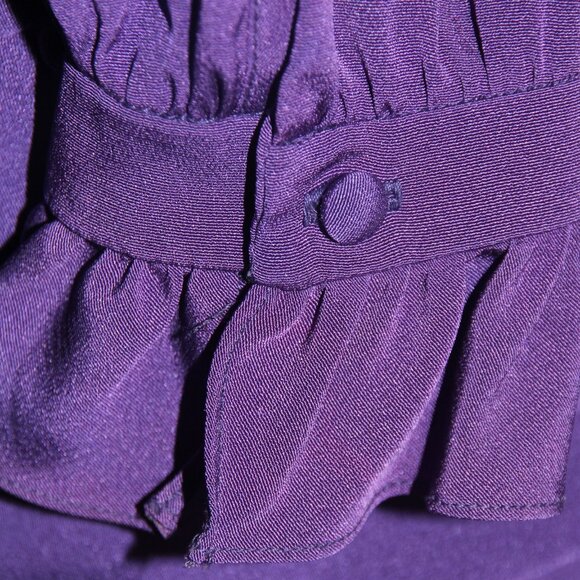 Richard Warren made in USA Purple Dress Size 14 - Picture 5 of 8